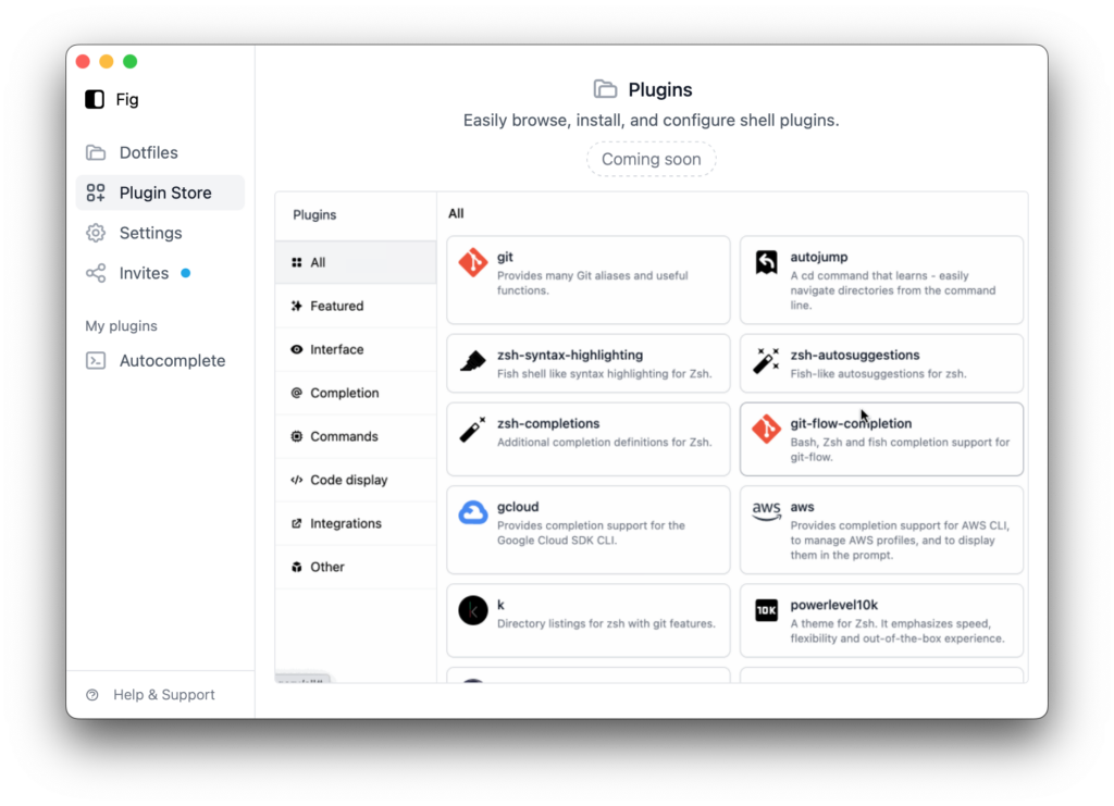 Fig Settings Plugins